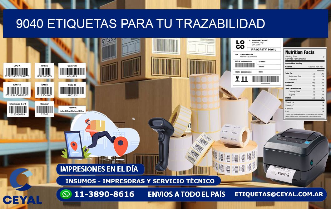 9040 etiquetas para tu trazabilidad