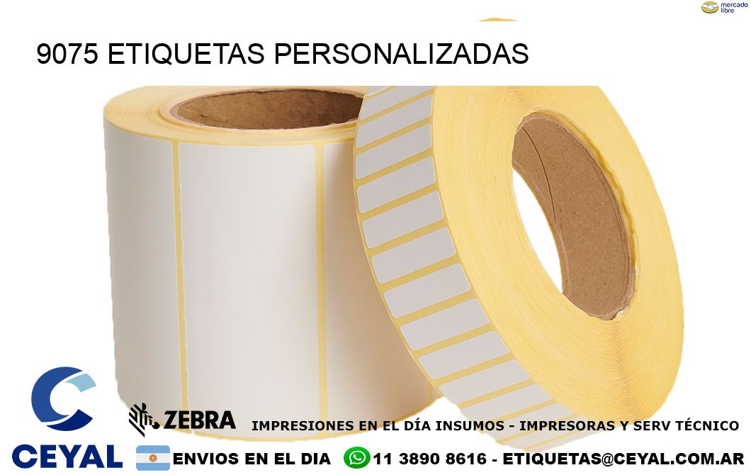 9075 Etiquetas personalizadas