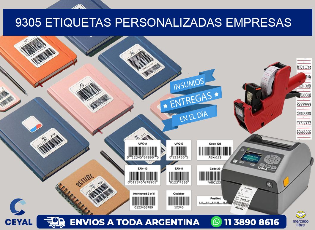 9305 Etiquetas personalizadas empresas