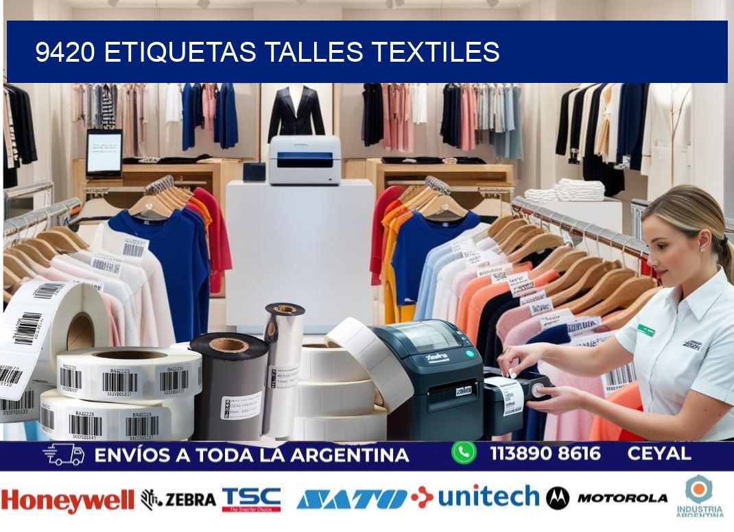 9420 ETIQUETAS TALLES TEXTILES