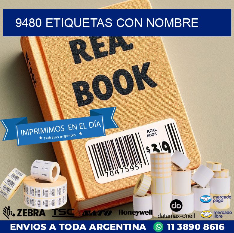 9480 etiquetas con nombre