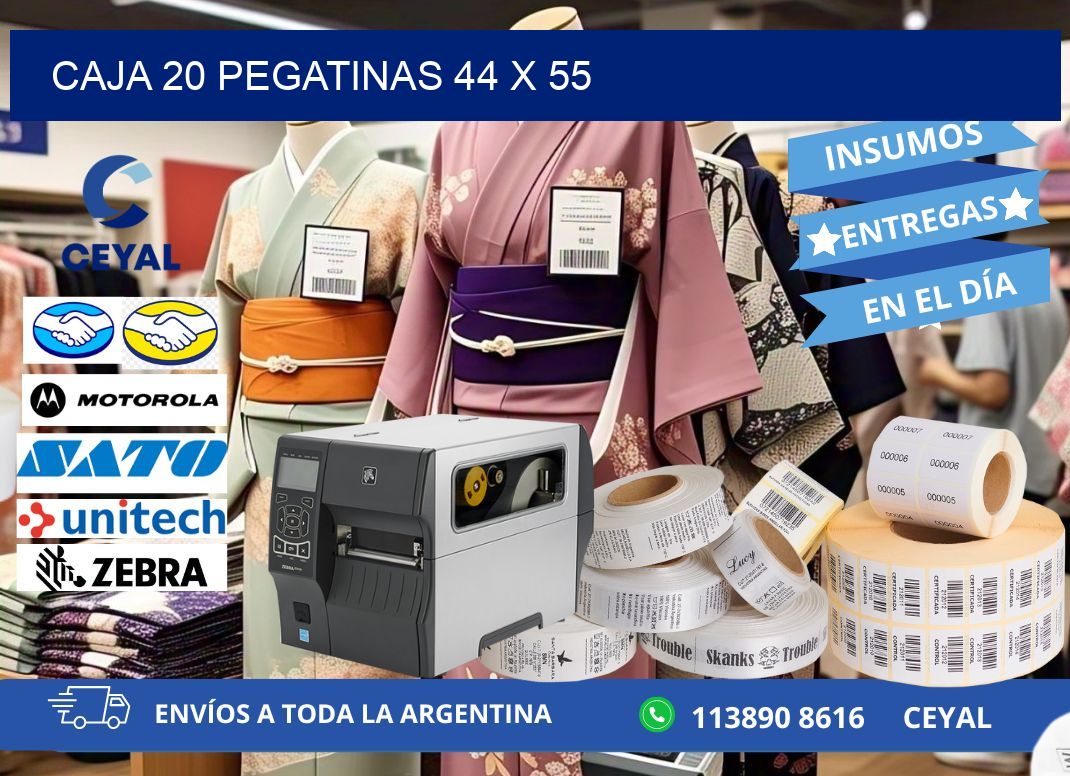 CAJA 20 PEGATINAS 44 x 55