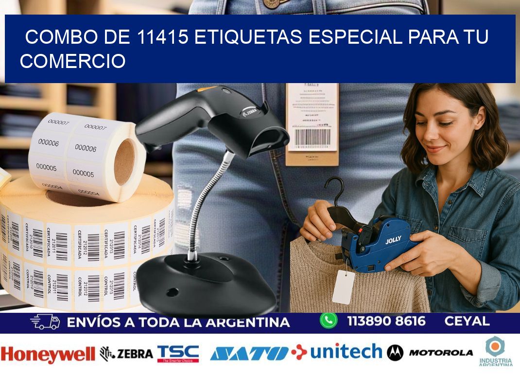 Combo de 11415 etiquetas especial para tu comercio