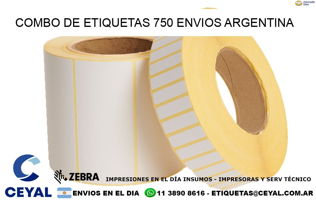 Combo de etiquetas 750 ENVIOS ARGENTINA