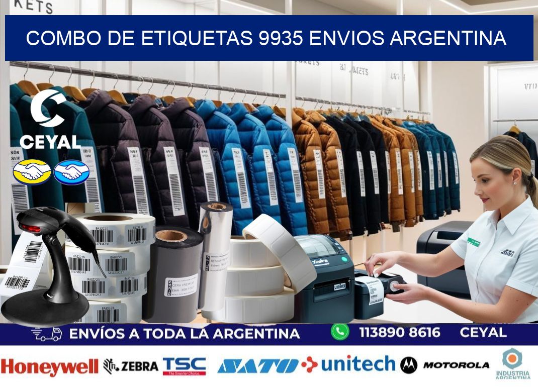 Combo de etiquetas 9935 ENVIOS ARGENTINA