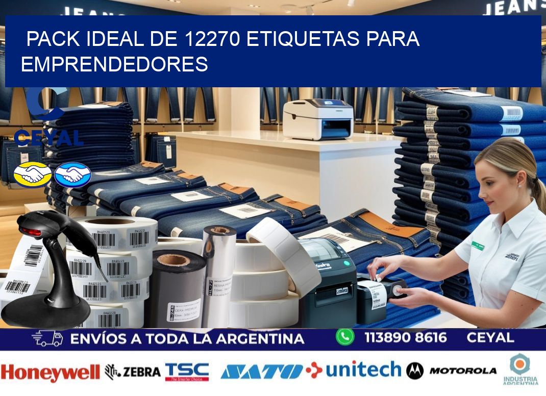 Pack ideal de 12270 etiquetas para emprendedores