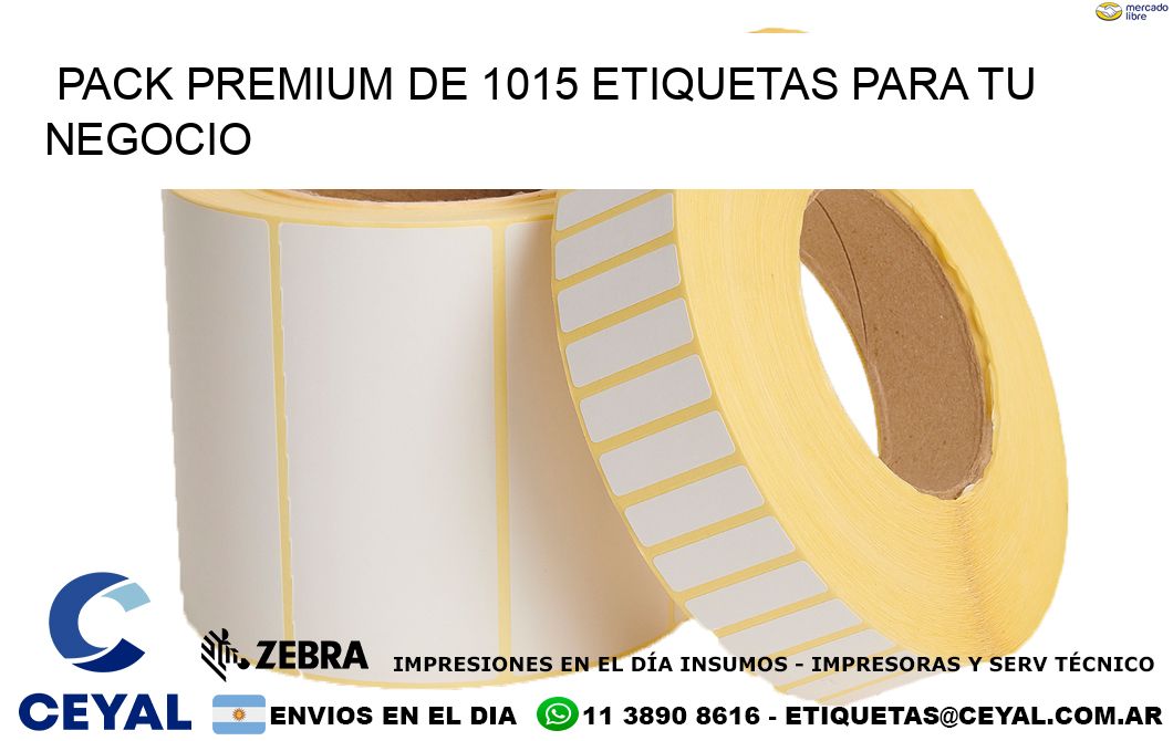Pack premium de 1015 etiquetas para tu negocio