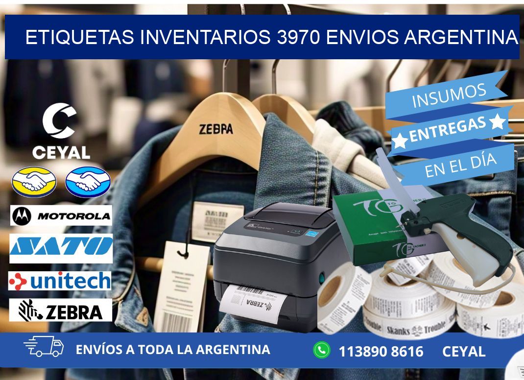 etiquetas inventarios 3970 ENVIOS ARGENTINA