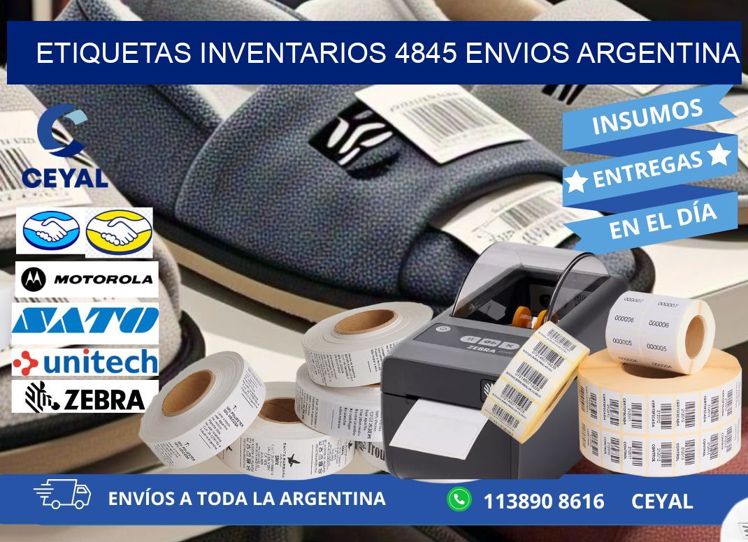etiquetas inventarios 4845 ENVIOS ARGENTINA