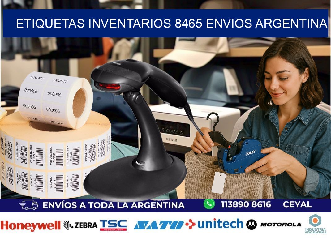 etiquetas inventarios 8465 ENVIOS ARGENTINA