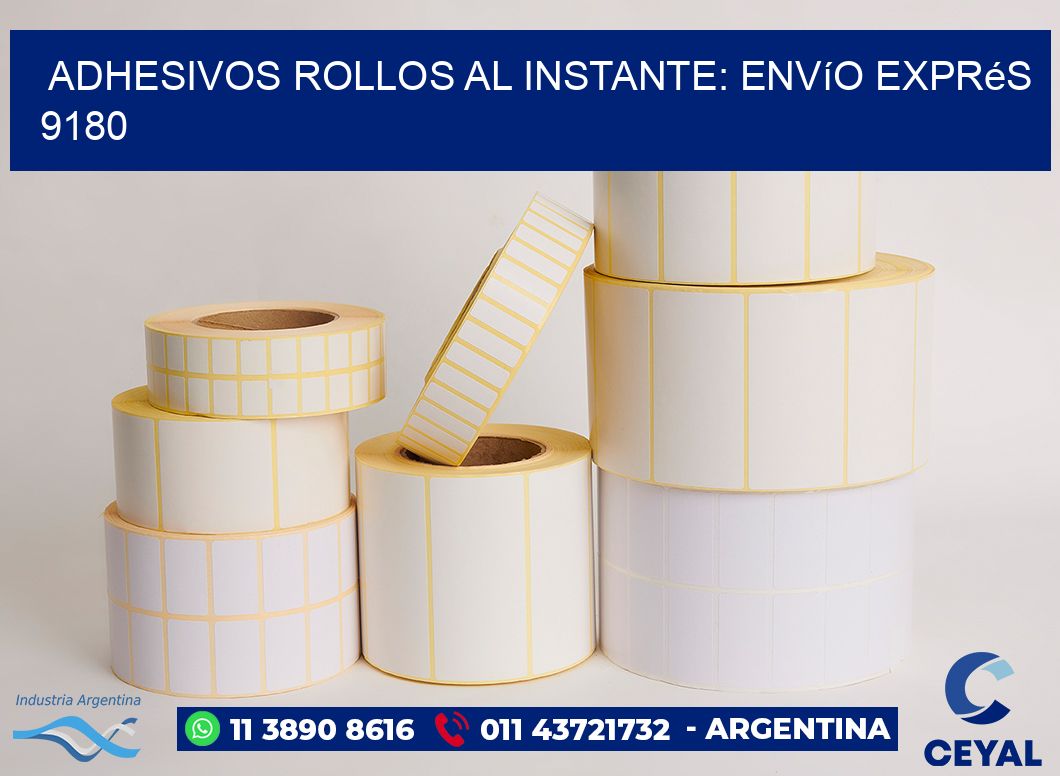 Adhesivos rollos al Instante: Envío Exprés 9180