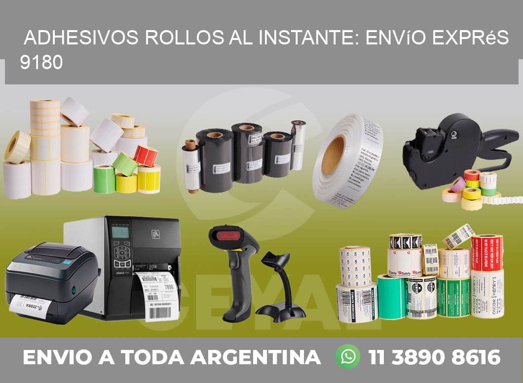 Adhesivos rollos al Instante: Envío Exprés 9180