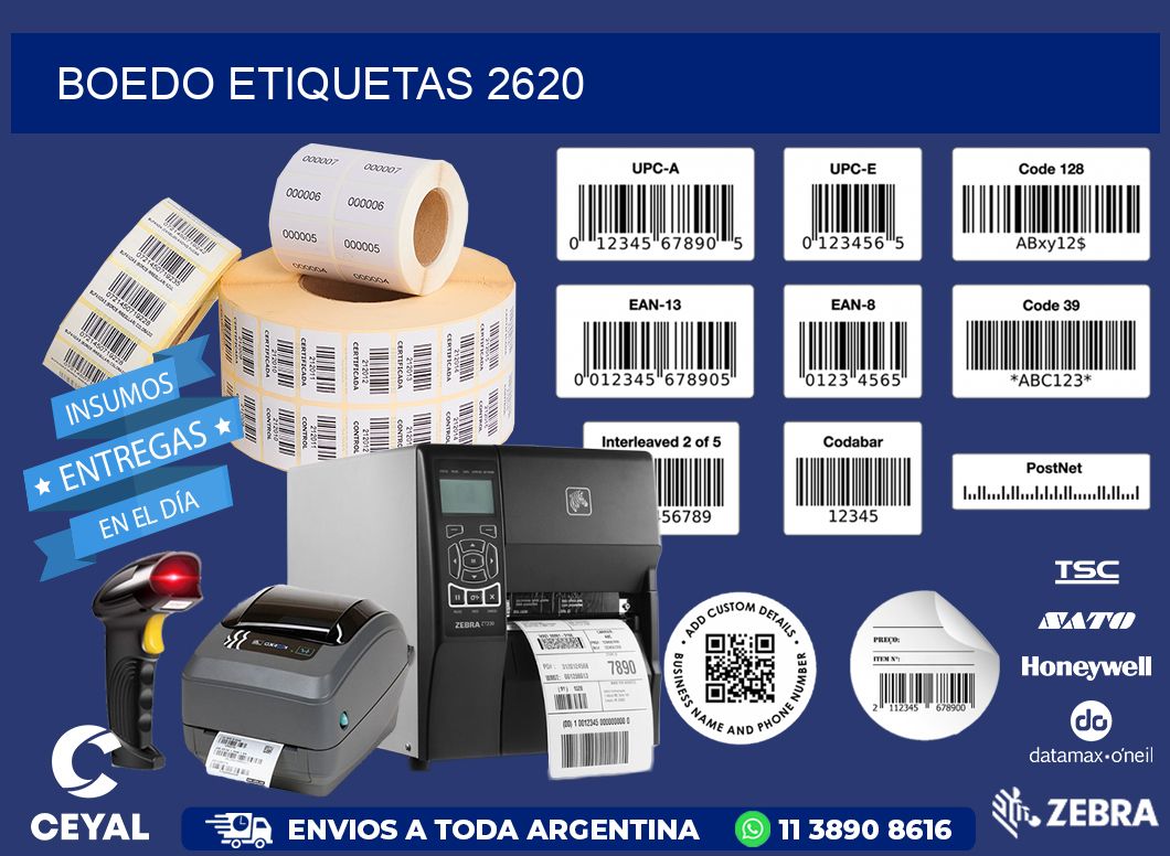 Boedo etiquetas 2620