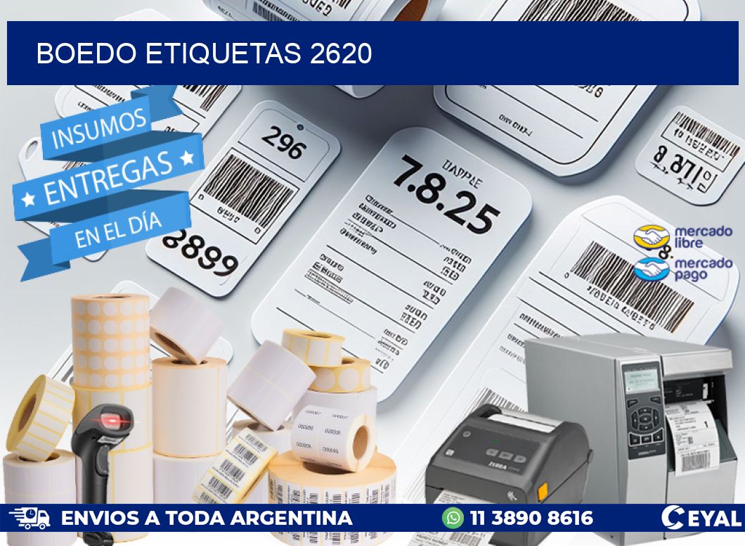 Boedo etiquetas 2620