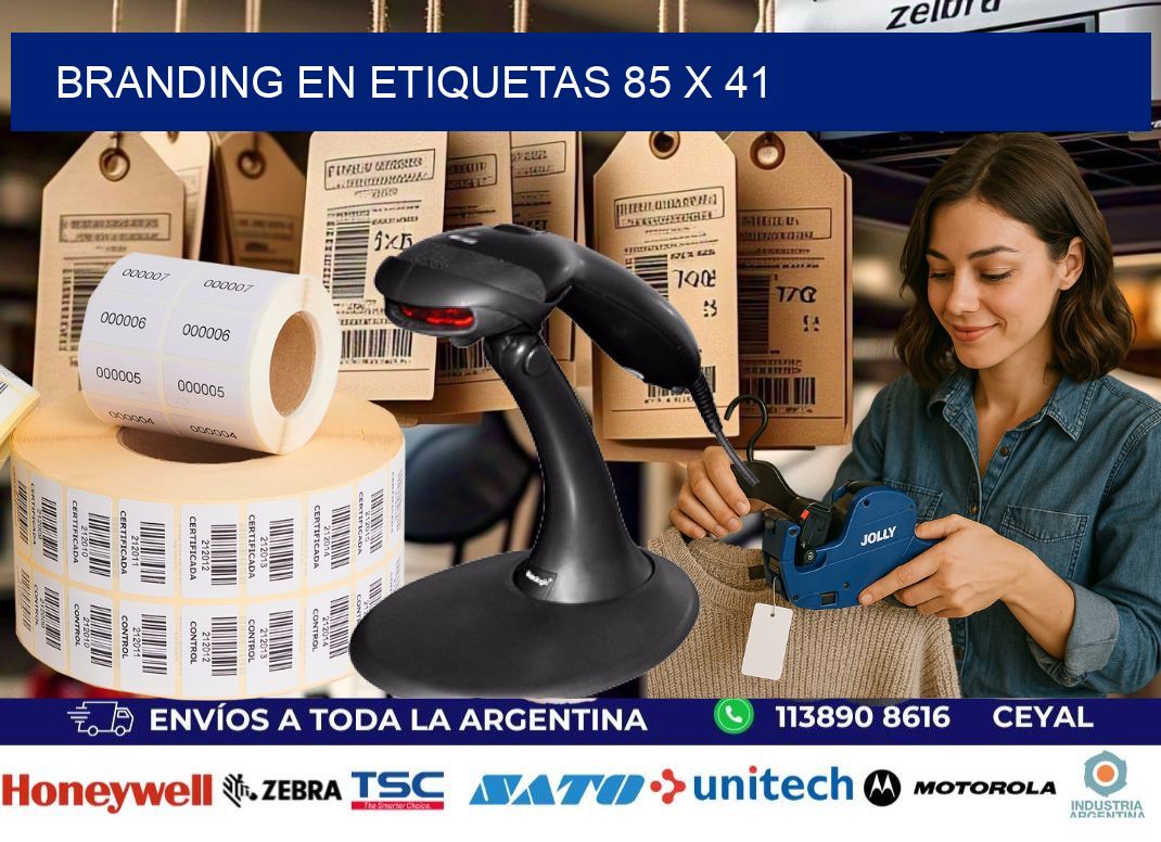 Branding en etiquetas 85 x 41