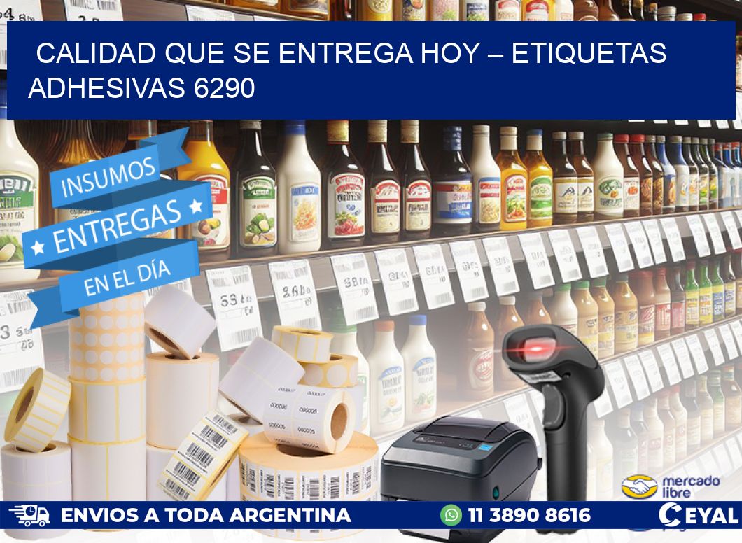 Calidad que se Entrega Hoy – Etiquetas Adhesivas 6290