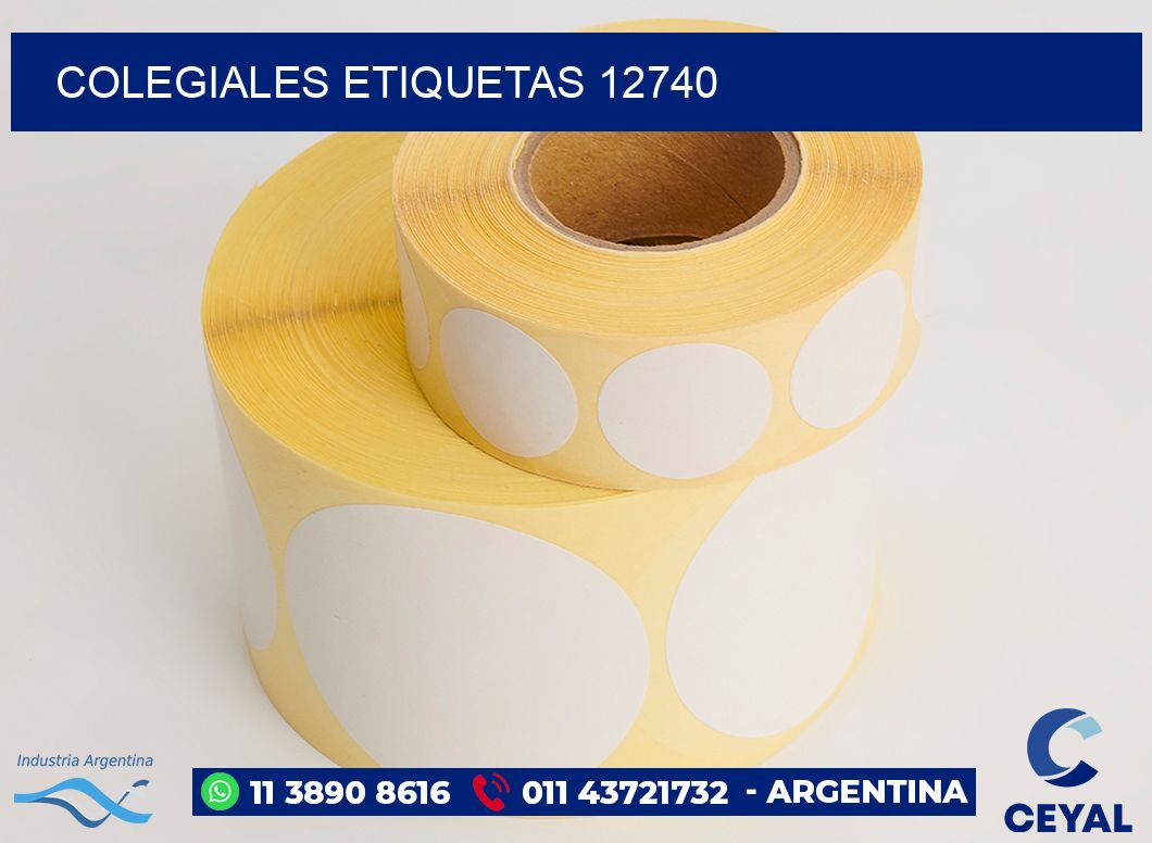 Colegiales etiquetas 12740