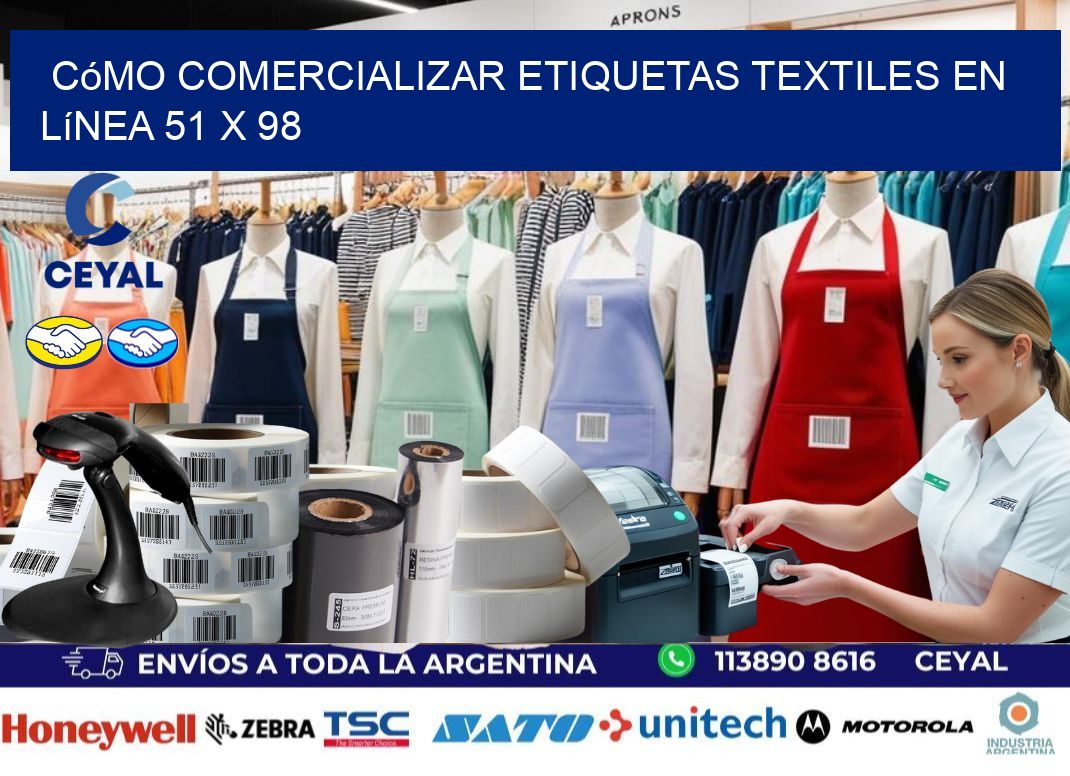 Cómo Comercializar Etiquetas Textiles en Línea 51 x 98
