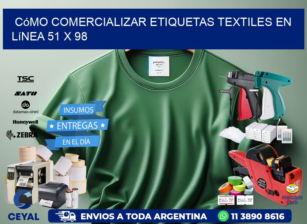 Cómo Comercializar Etiquetas Textiles en Línea 51 x 98