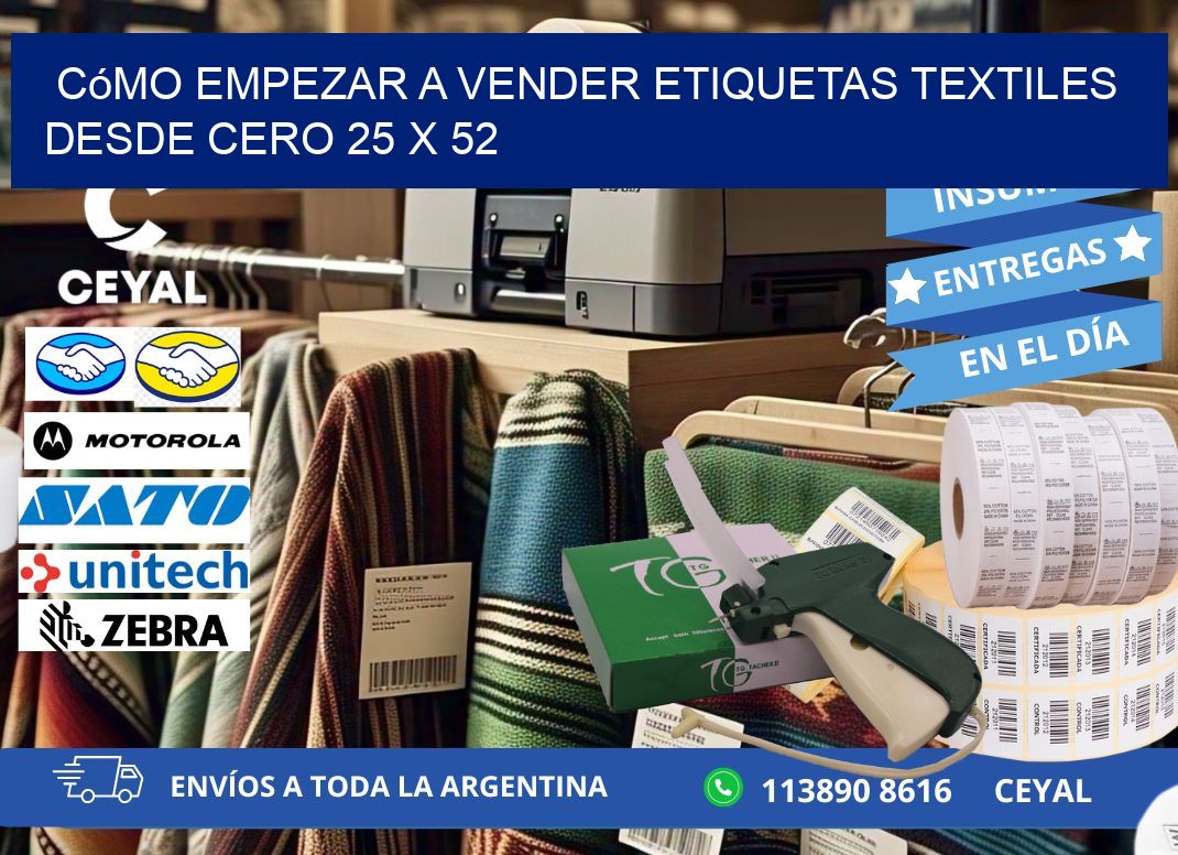 Cómo Empezar a Vender Etiquetas Textiles desde Cero 25 x 52