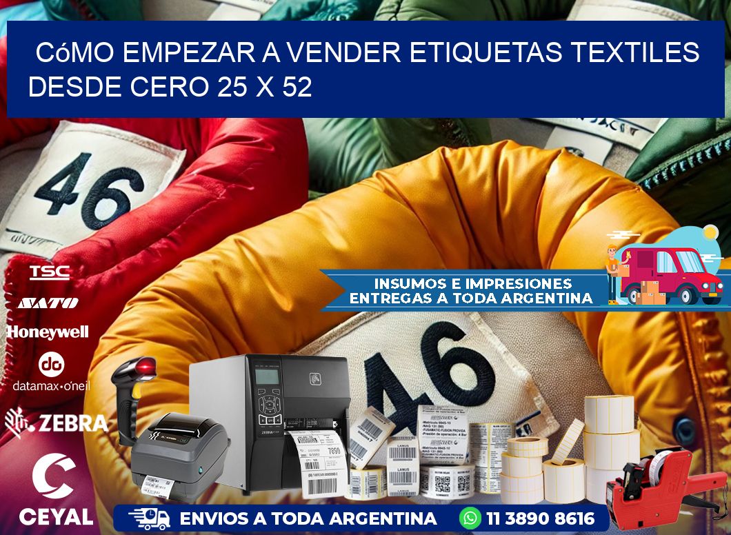 Cómo Empezar a Vender Etiquetas Textiles desde Cero 25 x 52