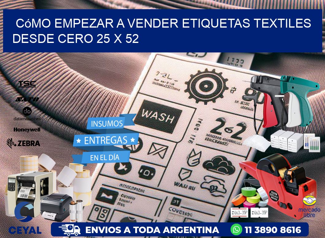 Cómo Empezar a Vender Etiquetas Textiles desde Cero 25 x 52