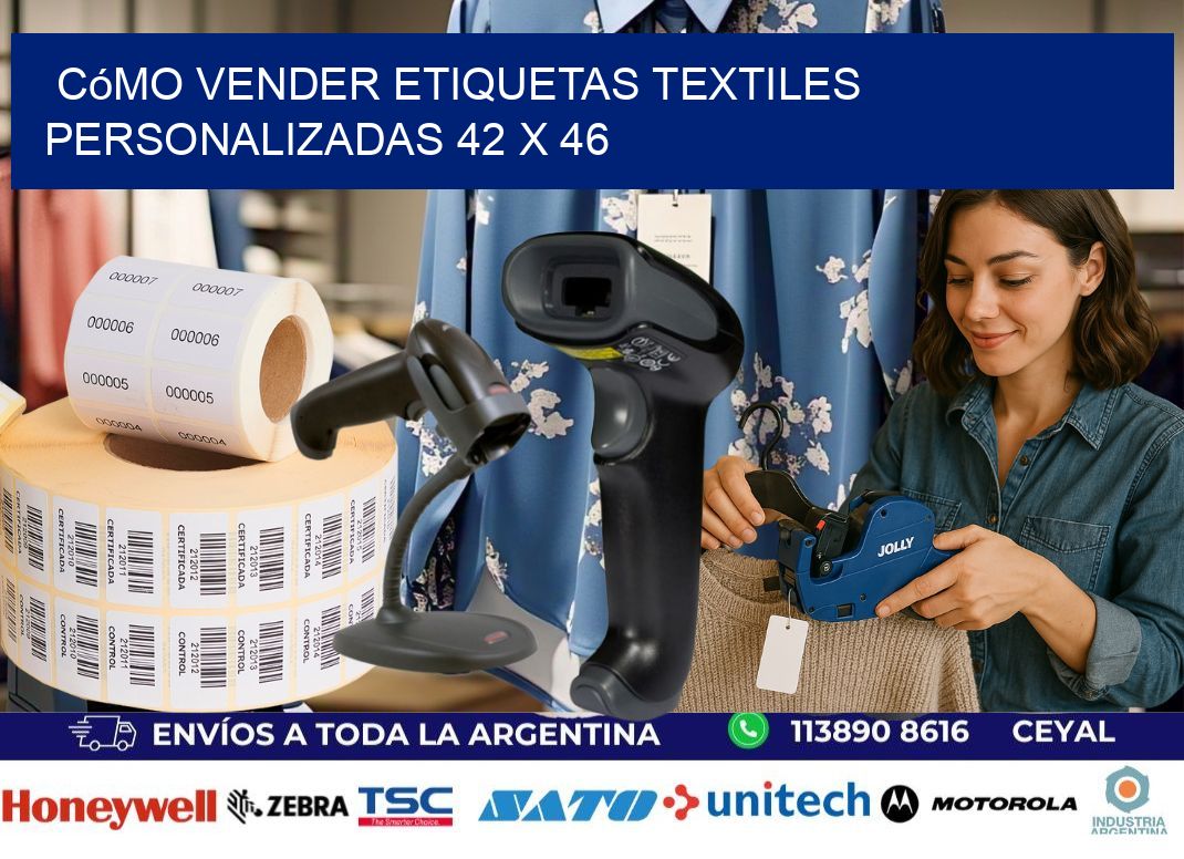 Cómo Vender Etiquetas Textiles Personalizadas 42 x 46