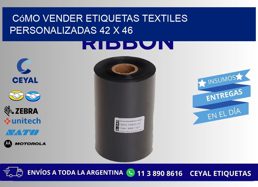 Cómo Vender Etiquetas Textiles Personalizadas 42 x 46
