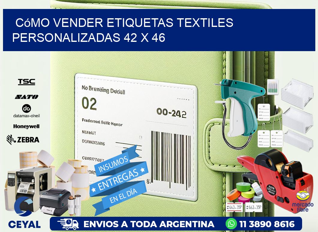 Cómo Vender Etiquetas Textiles Personalizadas 42 x 46