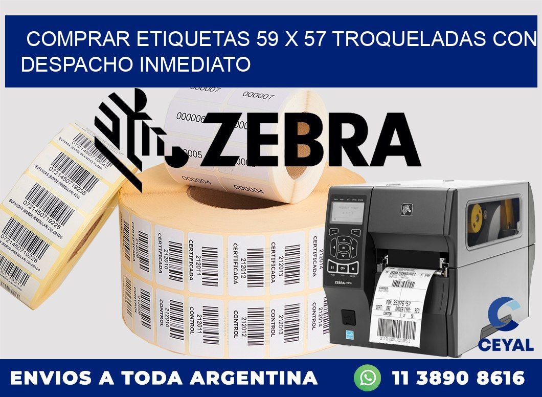 Comprar etiquetas 59 x 57 troqueladas con despacho inmediato