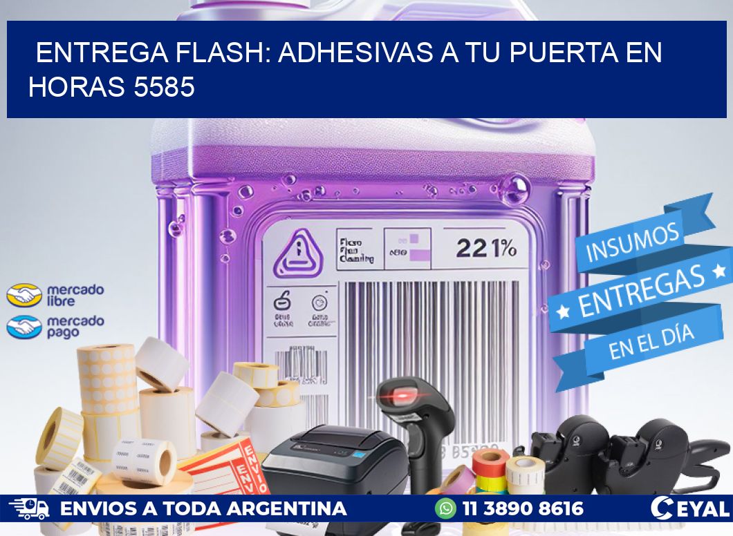 Entrega Flash: Adhesivas A Tu Puerta en Horas 5585