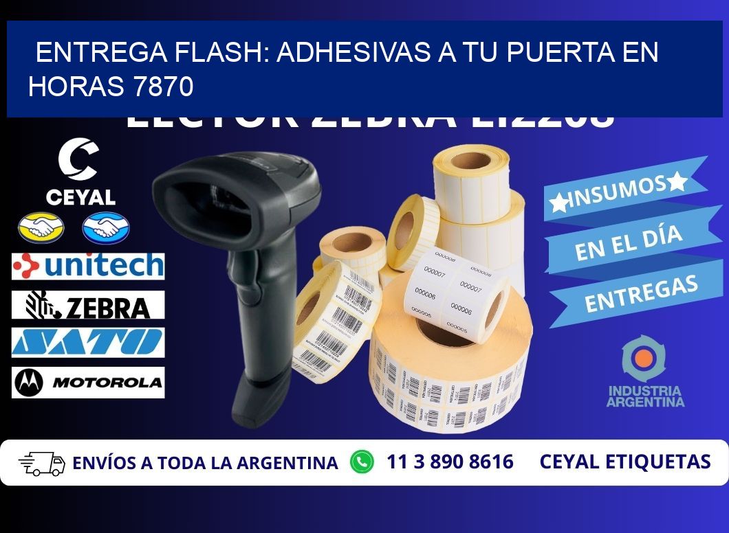 Entrega Flash: Adhesivas A Tu Puerta en Horas 7870