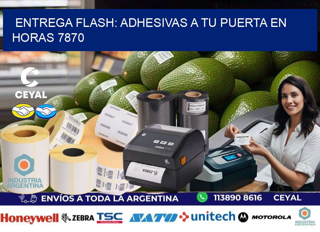 Entrega Flash: Adhesivas A Tu Puerta en Horas 7870