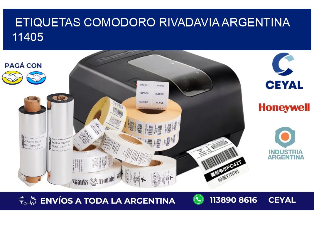 Etiquetas Comodoro Rivadavia Argentina 11405