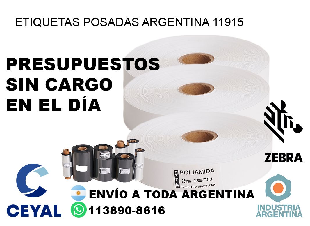 Etiquetas Posadas Argentina 11915