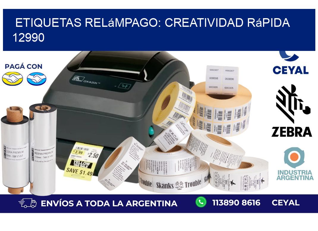 Etiquetas Relámpago: Creatividad Rápida 12990