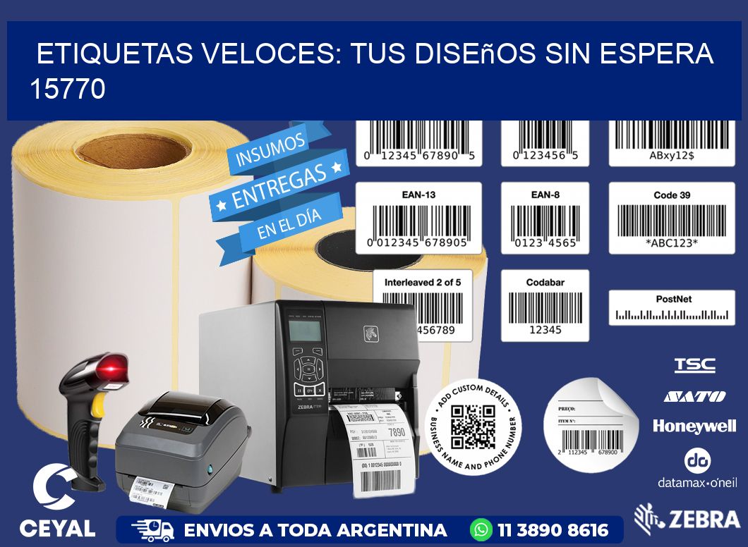 Etiquetas Veloces: Tus Diseños sin Espera 15770