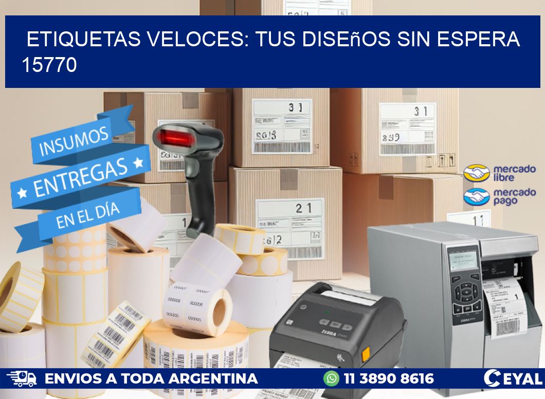 Etiquetas Veloces: Tus Diseños sin Espera 15770