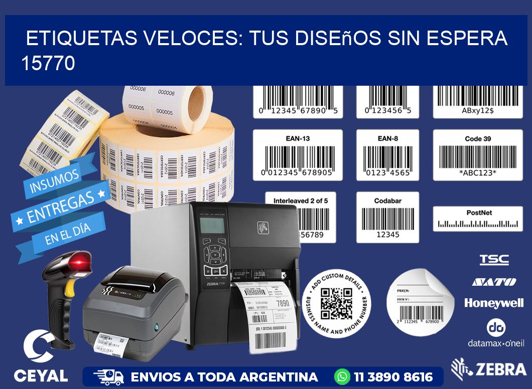 Etiquetas Veloces: Tus Diseños sin Espera 15770