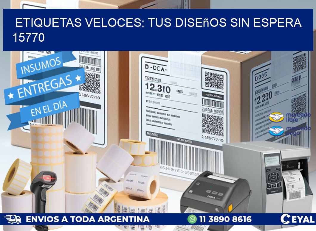 Etiquetas Veloces: Tus Diseños sin Espera 15770