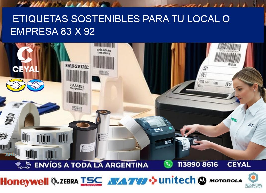 Etiquetas sostenibles para tu local o empresa 83 x 92