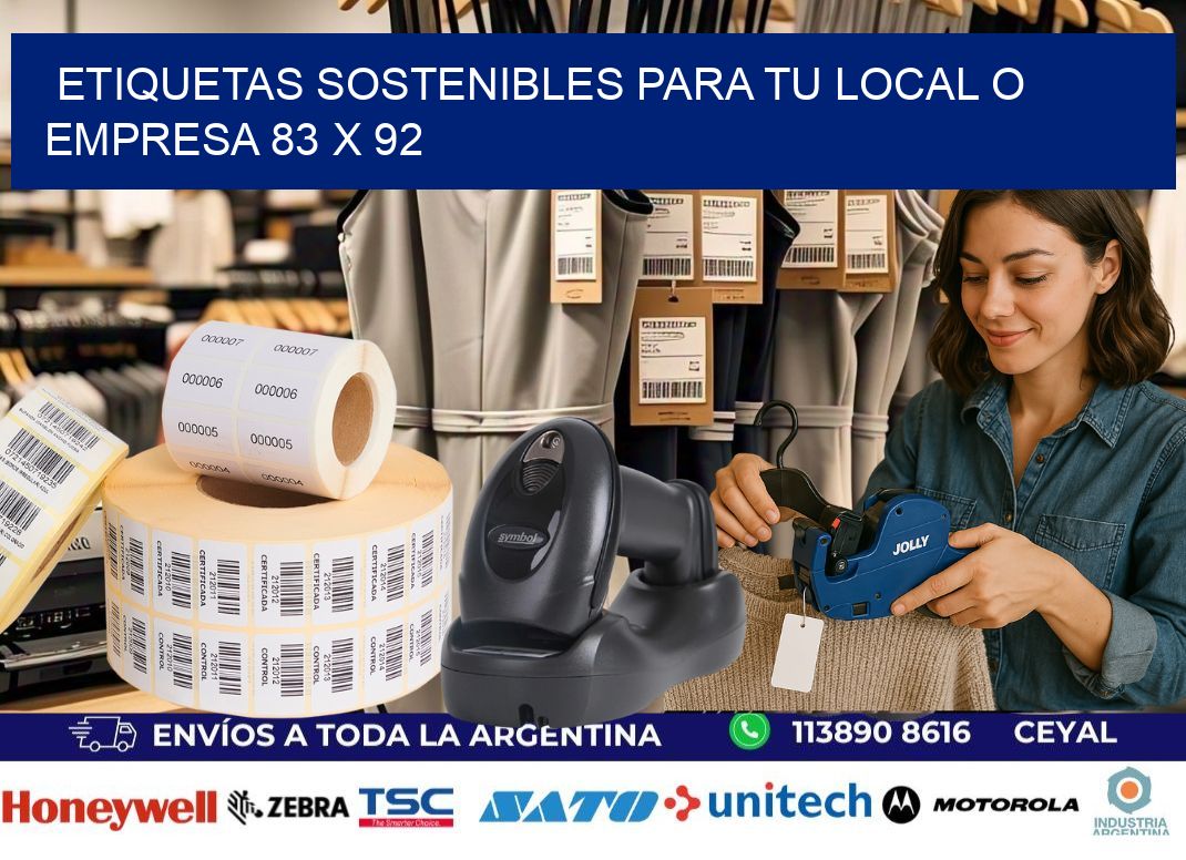 Etiquetas sostenibles para tu local o empresa 83 x 92