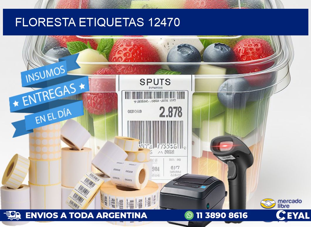 Floresta etiquetas 12470