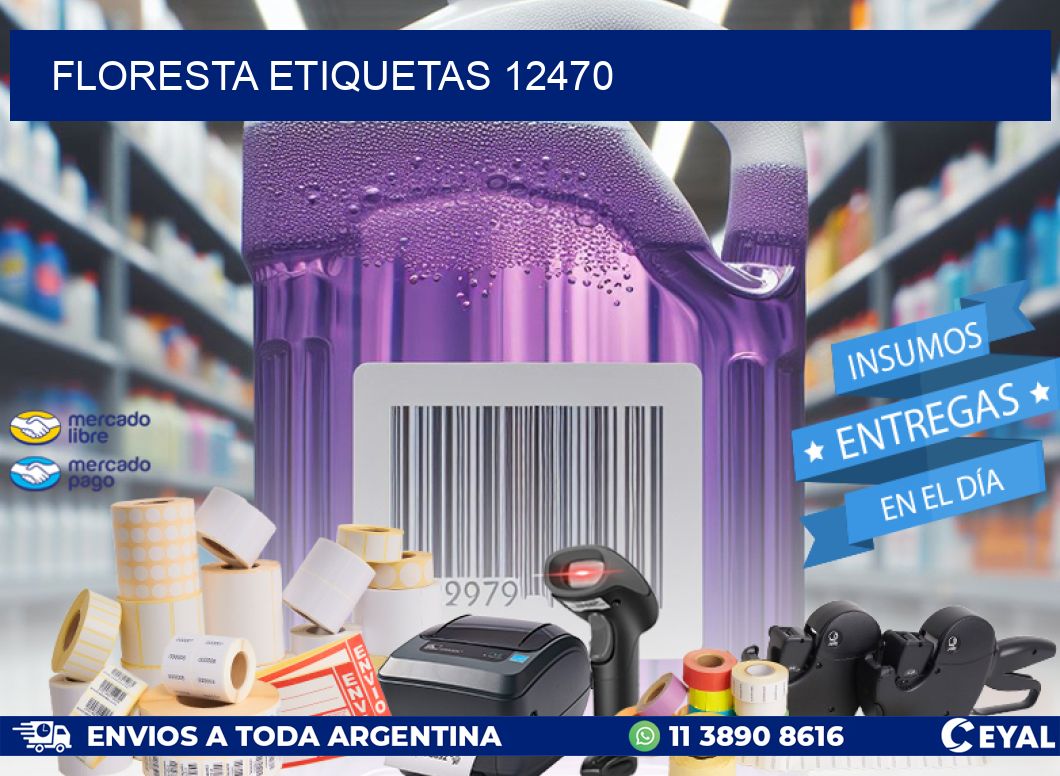 Floresta etiquetas 12470