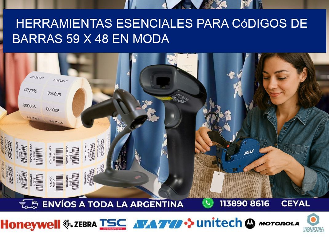 Herramientas Esenciales para Códigos de Barras 59 x 48 en Moda