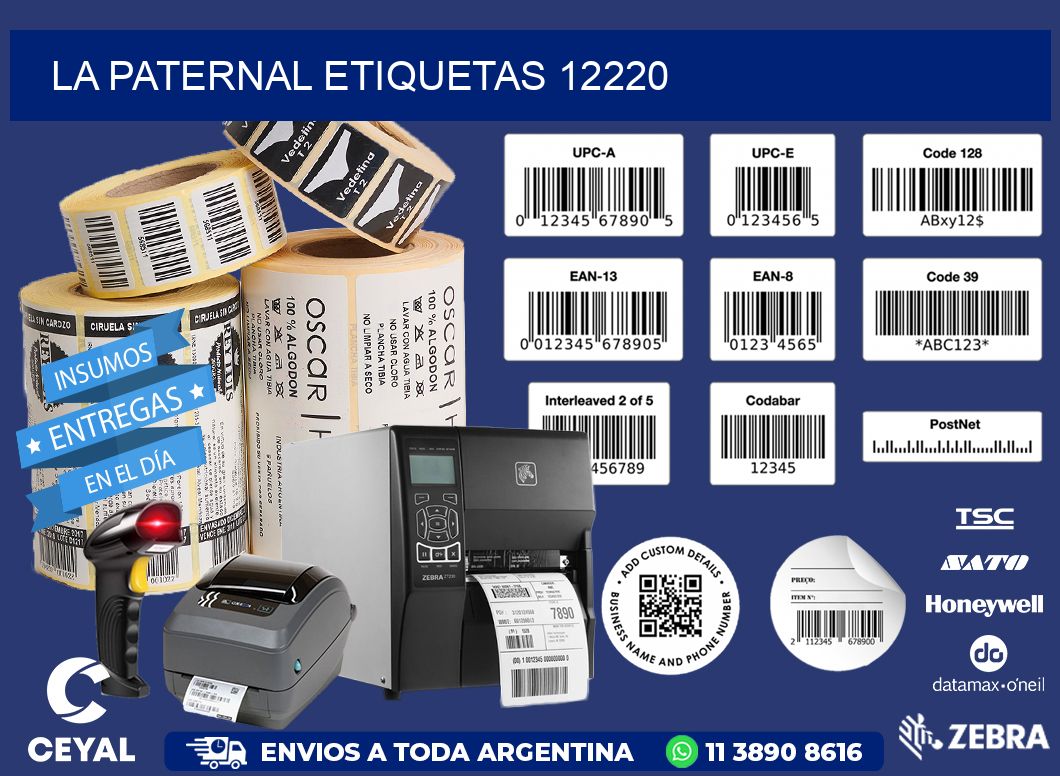 La Paternal etiquetas 12220