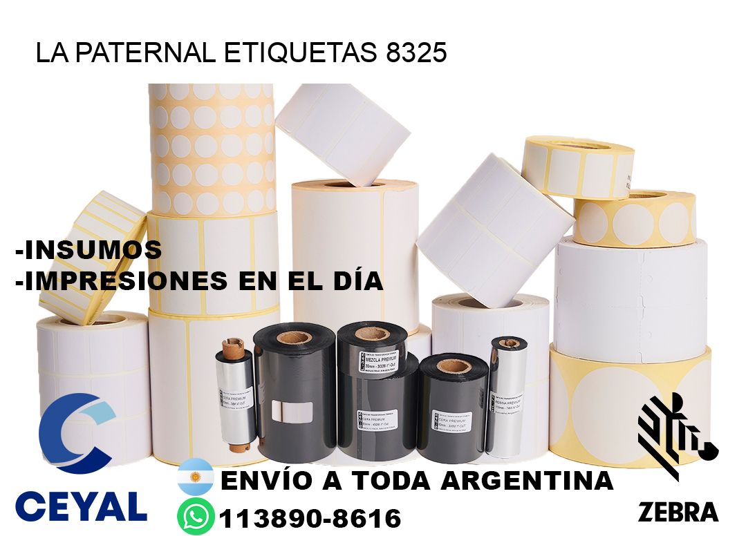 La Paternal etiquetas 8325