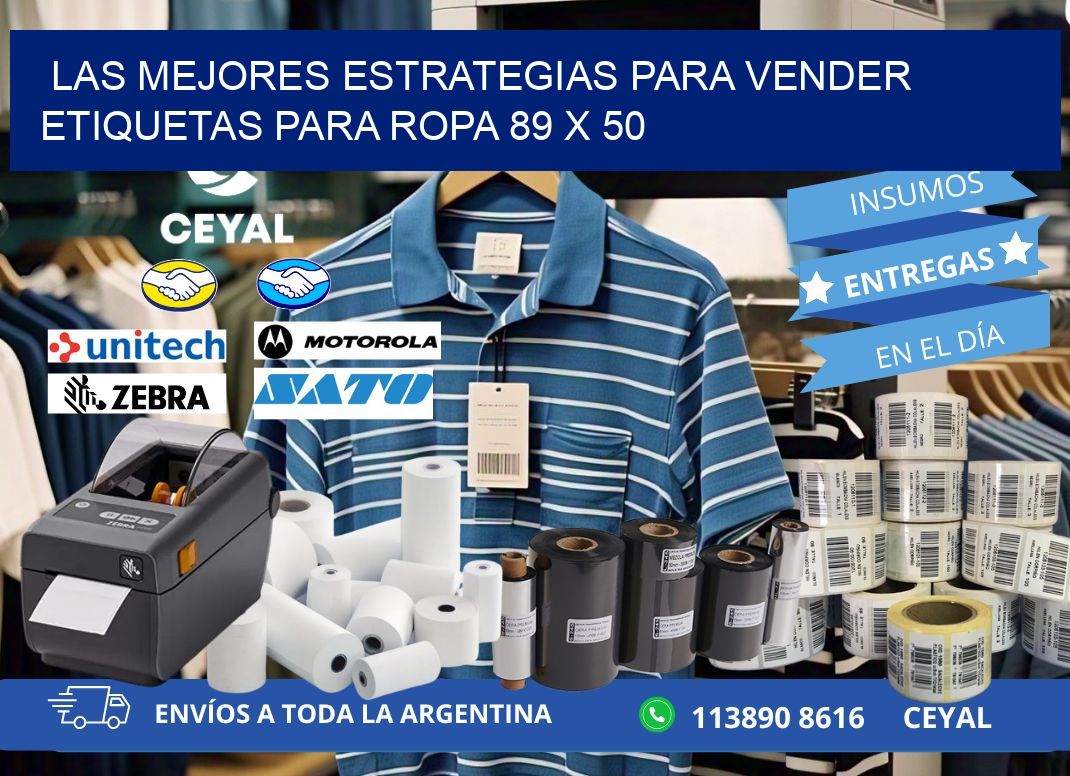 Las Mejores Estrategias para Vender Etiquetas para Ropa 89 x 50