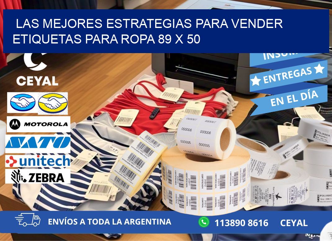 Las Mejores Estrategias para Vender Etiquetas para Ropa 89 x 50