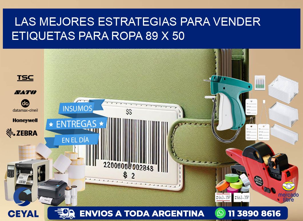 Las Mejores Estrategias para Vender Etiquetas para Ropa 89 x 50